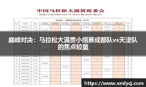 巅峰对决：马拉松大满贯小组赛成都队vs天津队的焦点较量